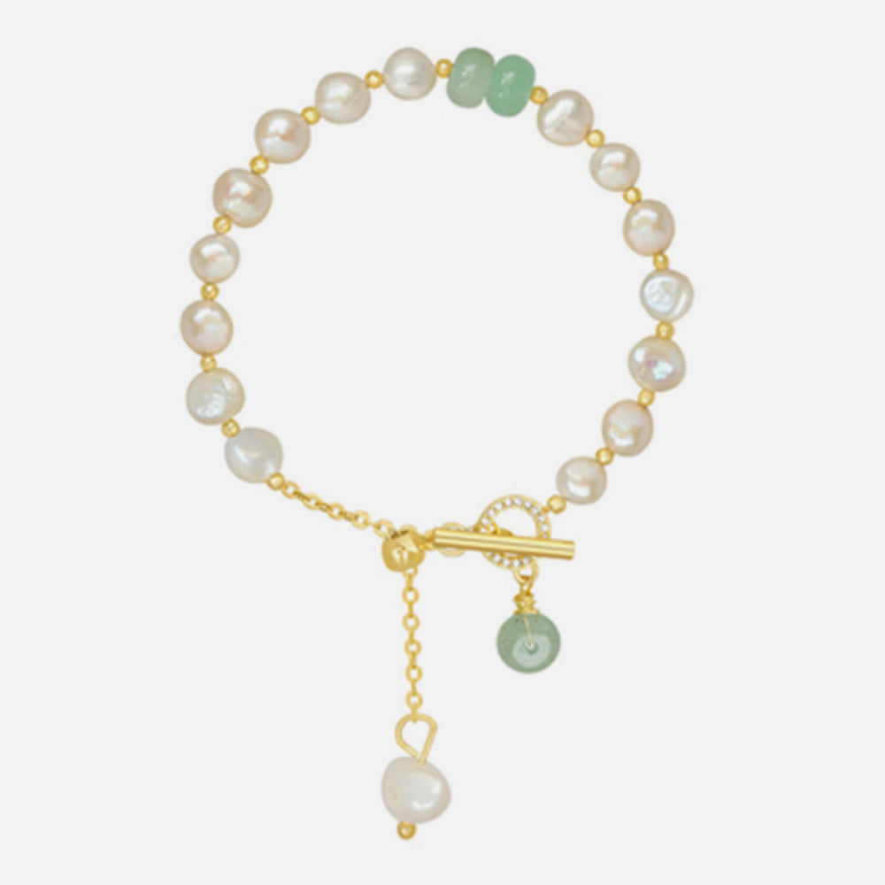 pearl-green-stone-link-bracelet